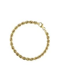 Goldarmband Jobo "Kordel-Armband" Armbänder Gr. Gelbgold 585, gelb (gelbgold 585) Damen 585 Gold 21 cm