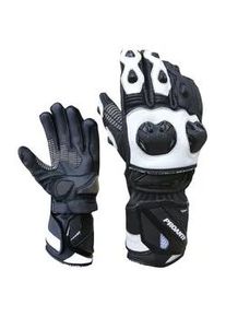 Motorradhandschuhe PROANTI Handschuhe Gr. XL, schwarz-weiß (weiß, schwarz) Top Racing