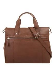 Shopper Betty Barclay Gr. B/H/T: 37cm x 30cm x 12cm onesize, braun (cognac) Damen Taschen echt Leder