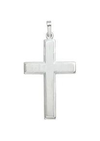 Kreuz-Anhänger Jobo "Anhänger Kreuz" Schmuckanhänger Gr. Silber 925 (Sterlingsilber), silberfarben (silber 925) Damen 925 Silber