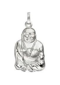 Ketten-Anhänger Jobo "Anhänger Buddha" Schmuckanhänger Gr. Silber 925 (Sterlingsilber), silberfarben (silber 925) Damen 925 Silber