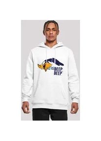 Sweatshirt F4NT4STIC "Hoodie 'Looney Tunes Roadrunner Beep Beep'" Gr. XL, weiß Herren Sweatshirts Herren,Premium Merch,Slim-Fit,Kapuzenpullover,Bedruckt