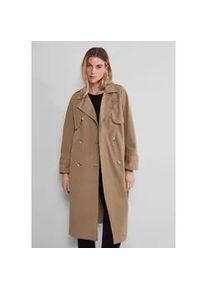 Trenchcoat Street One Gr. 44, braun (dark nutty mocca) Damen Mäntel mit Reverskragen