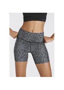 Shorts Lascana ACTIVE Gr. L (44/46), N-Gr, braun (leo) Damen Hosen Radlerhose in Leo-Optik