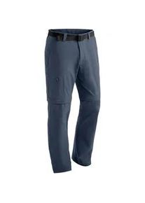 Funktionshose Maier Sports "Tajo" Gr. 29, Kurzgrößen, grau Herren Hosen Wanderhose, zipp-off Outdoor-Hose, 4 Taschen, Regular Fit