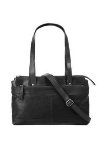 SPIKES & SPARROW Henkeltasche SPIKES & SPARROW Gr. B/H/T: 34cm x 20cm x 10cm onesize, schwarz Damen Taschen echt Leder