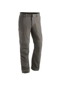 Funktionshose Maier Sports "Tajo 2" Gr. 58, Normalgrößen, braun (schlamm) Herren Hosen Wanderhose, zipp-off Outdoor-Hose, 4 Taschen, Regular Fit