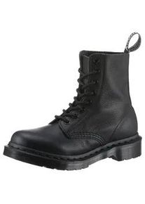 Schnürboots Dr. Martens "1460 Pascal Mono" Gr. 36, schwarz (schwarz, mono) Damen Schuhe Schnürschuh, Festival, Stiefelette mit praktischer Schnürung