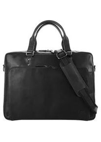 XZONE Laptoptasche X-ZONE Gr. B/H/T: 42cm x 32cm x 11cm onesize, schwarz Damen Taschen echt Leder