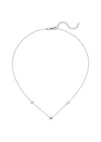 Collier Jobo "Glaube Liebe Hoffnung" Halsketten Gr. Silber 925 (Sterlingsilber), L: 43cm, silberfarben (silber 925) Damen 925 Silber 43 cm