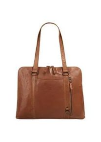 SPIKES & SPARROW Shopper SPIKES & SPARROW Gr. B/H/T: 34cm x 30cm x 3cm onesize, braun (cognac) Damen Taschen echt Leder