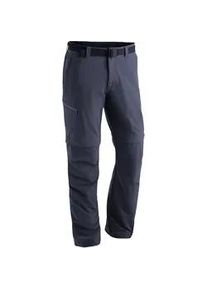 Funktionshose Maier Sports "Tajo 2" Gr. 68, Normalgrößen, blau (dunkelblau) Herren Hosen Wanderhose, zipp-off Outdoor-Hose, 4 Taschen, Regular Fit