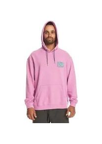 Kapuzensweatshirt Quiksilver "APOG HERITAGE HOODIE" Gr. S, lila (violet) Herren Sweatshirts