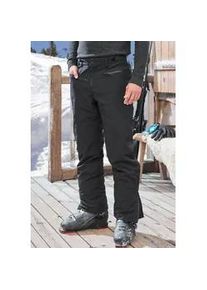 Skihose John Devin Gr. 50, N-Gr, schwarz (1x schwarz) Herren Hosen gefüttert mit Schneefang