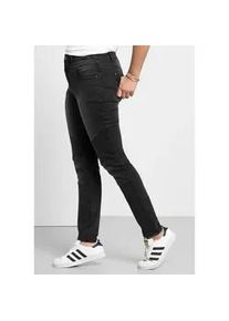 Stretch-Jeans sheego "Große Größen" Gr. 40, Normalgrößen, schwarz (schwarz denim) Damen Jeans Power-Stretch-Qualität