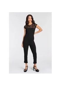 Overall Melrose Gr. 36, N-Gr, schwarz Damen Overalls mit eleganten Spitzen-Details - NEUE KOLLEKTION