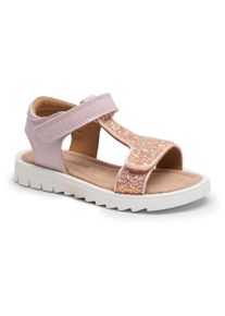 Sandale bisgaard "alma" Gr. 33, rosa (rosa glitter) Kinder Schuhe Mädchenschuhe Sommerschuh, Sandalette, Klettschuh, mit Klettverschlüssen