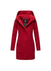 Marikoo Damen Hochwertiger Wintermantel Mantel Trenchcoat Mit Kapuze Maikoo