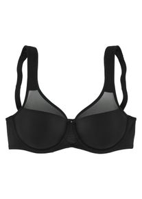 Nuance Große Größen Minimizer-BH Gr. 100C schwarz für Damen