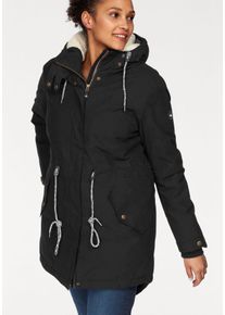 Polarino Große Größen Funktionsparka Gr. 40 schwarz für Damen