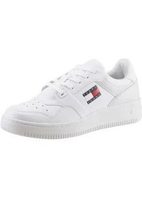 Sneaker Tommy Jeans "TJM RETRO BASKET ESS" Gr. 42, weiß Herren Schuhe im Basket-Style, Freizeitschuh, Halbschuh, Schnürschuh