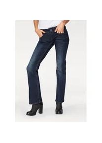 G-Star Raw Bootcut-Jeans G-STAR "Midge Saddle Bootcut" Gr. 29, Länge 32, blau (schwarz aged, neutro stretch denim) Damen Jeans