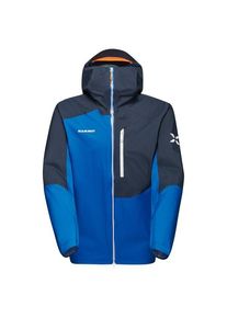 Regenjacke Mammut Eiger Speed Hardshell Hooded Jacket Herren (Gr S |blau |wasserdicht)