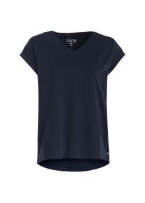 Gina Damen T-Shirt mit V-Ausschnitt