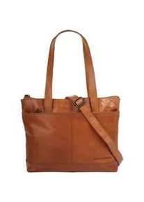 SPIKES & SPARROW Shopper SPIKES & SPARROW Gr. B/H/T: 31cm x 24cm x 8cm onesize, braun (cognac) Damen Taschen echt Leder