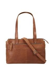 SPIKES & SPARROW Henkeltasche SPIKES & SPARROW Gr. B/H/T: 34cm x 20cm x 10cm onesize, braun (cognac) Damen Taschen echt Leder