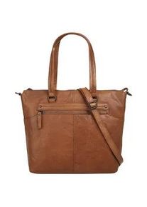 SPIKES & SPARROW Shopper SPIKES & SPARROW Gr. B/H/T: 31cm x 28cm x 9cm onesize, braun (cognac) Damen Taschen echt Leder