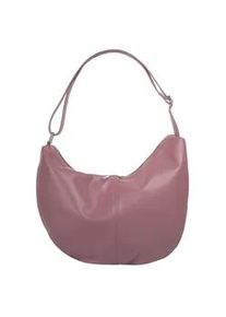 Shopper Samantha Look Gr. B/H/T: 29cm x 24cm x 14cm onesize, lila (violett) Damen Taschen echt Leder, Made in Italy