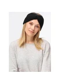 Stirnband Zwillingsherz schwarz Damen Mützen Reines Cashmere