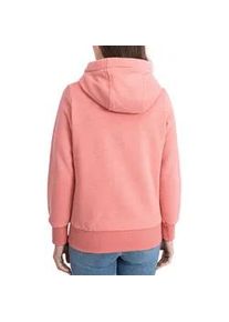 Kapuzensweatjacke DEPROC ACTIVE "FinjaCMYK II" Gr. 44 (L), rosa Damen Sweatjacken weiche Fleecejacke mit Kängurutasche