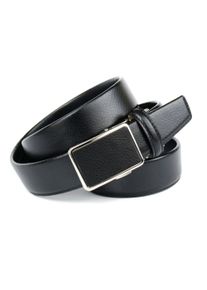 Anthoni Crown Damen Ledergürtel, schwarz, Gr. 120, unifarben, Leder, Gürtel, mit einzigartiger Schließtechnik