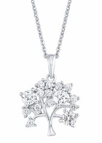 Amor Damen Kette mit Anhänger "Baum", Silber 925 (Sterlingsilber), L: 45cm B: 1mm, silber, Silber 925 (Sterlingsilber), B:1mm, Halsketten, mit