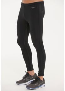 Endurance Herren Lauftights "ZANE Wintertight XQL", schwarz, sportlich, Gr. L, unifarben, 90% Polyester, 10% Elasthan, Hosen, mit wärmendem