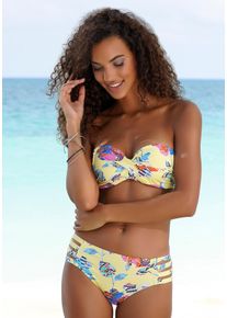 Sunseeker Damen Bikini-Hose "Jam", bunt, Gr. 36, bedruckt, floral, Microfaser, Badehosen, mit seitlichen Bändern