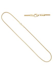 Jobo Damen Goldkette, Gelbgold 585, L: 42cm, gelb, Gelbgold 585, Halsketten, Schlangenkette 585 Gold 42 cm 2,4 mm