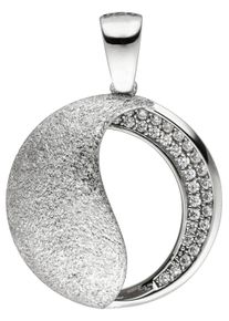 Jobo Damen Ketten-Anhänger "Anhänger mit 30 Zirkonia", Silber 925 (Sterlingsilber), silber, Silber 925 (Sterlingsilber), Schmuckanhänger, 925 Silber