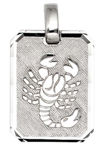 Jobo Damen Sternzeichen-Anhänger "Sternzeichen Skorpion", Silber 925 (Sterlingsilber), silber, Silber 925 (Sterlingsilber), Schmuckanhänger, 925