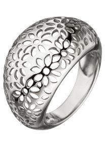 Jobo Damen Silberring "Blumen", 56, Silber 925 (Sterlingsilber), silber, Silber 925 (Sterlingsilber), Fingerringe, breit 925 Silber