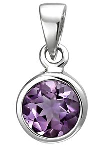 Jobo Damen Ketten-Anhänger "Anhänger mit Amethyst", Silber 925 (Sterlingsilber), lila, Silber 925 (Sterlingsilber), Schmuckanhänger, 925 Silber