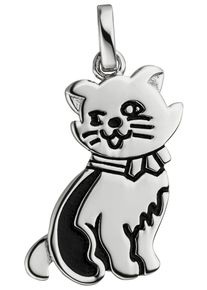 Jobo Damen Ketten-Anhänger "Anhänger Katze", Silber 925 (Sterlingsilber), silber, Silber 925 (Sterlingsilber), Schmuckanhänger, 925 Silber mit