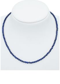 Firetti Damen Collier "Schmuck Geschenk Halsschmuck Halskette Farbstein Edelstein Lapislazuli", 45, Messing, B: 4mm, gold, Messing, B:4mm,