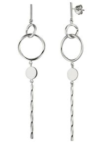 Jobo Damen Paar Ohrhänger, Silber 925 (Sterlingsilber), silber, Silber 925 (Sterlingsilber), Ohrringe, 925 Silber