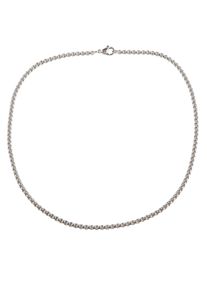 Firetti Damen Edelstahlkette "Schmuck Geschenk 3 mm, Venezianerkettengliederung, schlicht, massiv", 45, Edelstahl, B: 3mm, silber, Edelstahl, B:3mm,
