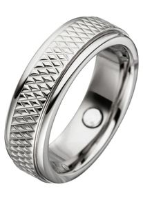 Jobo Damen Fingerring, 58, Edelstahl, silber, Edelstahl, Fingerringe, Edelstahl