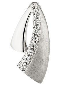 Jobo Damen Ketten-Anhänger "Anhänger mit 9 Zirkonia", Silber 925 (Sterlingsilber), silber, Silber 925 (Sterlingsilber), Schmuckanhänger, 925 Silber