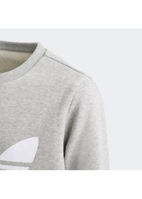 Kinder Sweatshirt "TREFOIL CREW", grau, sportlich, Gr. 164, adidas originals, bedruckt, Obermaterial: 70% Baumwolle, 30% Polyester, Sweatshirts,